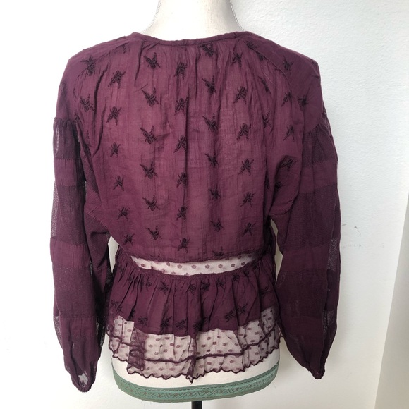 [Free People] Nostalgic Feels Blouse - Picture 5 of 8